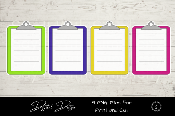 Download Clipboard Planner Stickers, PNG Files - Png files Collection
