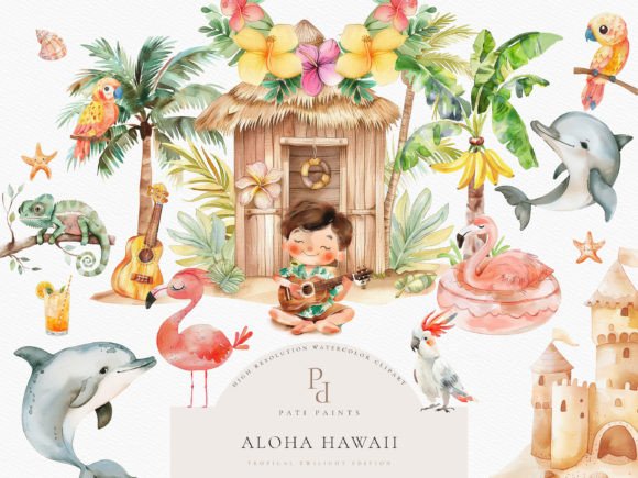 Download Aloha Hawaii Nursery Clipart Collection - Hawaii Collection