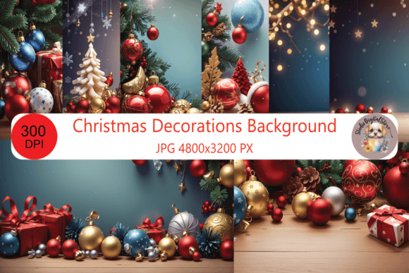 Download Christmas Decorations Background - Decoration Collection