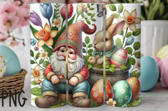 Download Easter Cute Gnome Tumbler Wrap - Cute gnome Collection