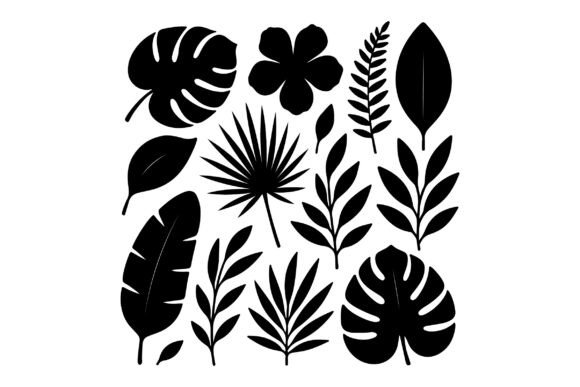 Download Jungle SVG - Tropical Floral Leaves - Jungle Collection
