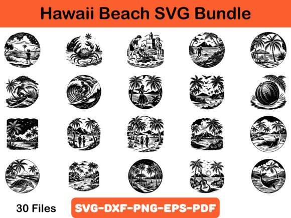Download Hawaii Beach SVG Bundle - Hawaii Collection
